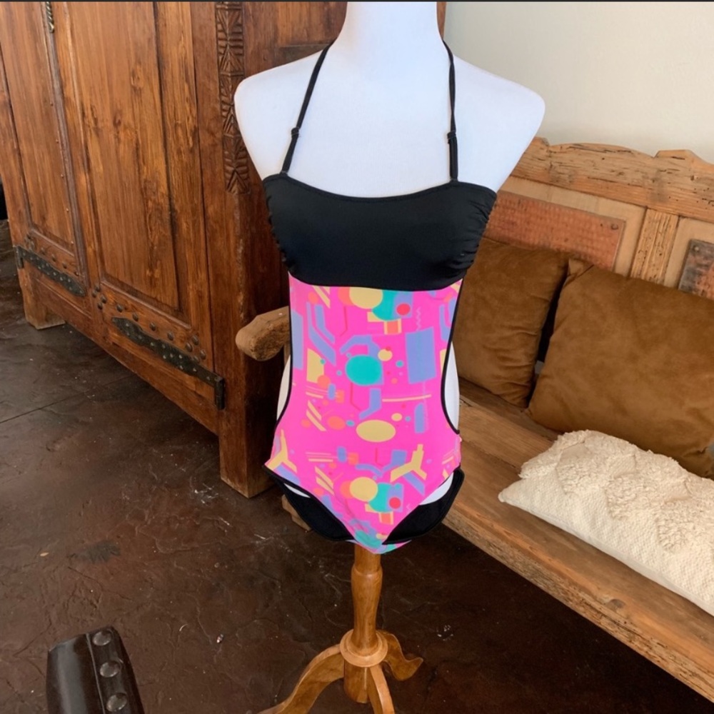 NWOT kidrobot playful swim suit cut in sides
